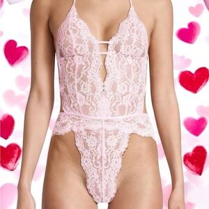 In Bloom Thong Teddy Rose Water Pink Size Small